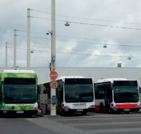 Определение положения автобусов в автопарке депо